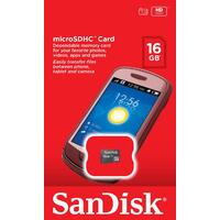 SanDisk Micro SD Card Class 4 16GB Camera Tab PC Memory Card SDQM-016G