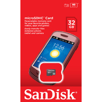 SanDisk Micro SD Card Class 4 32GB Camera Tab PC Memory Card SDQM-032G