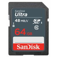 SanDisk Ultra 64GB SD Card SDXC UHS-I 48MB/s Camera DSLR Memory Card Full HD Video