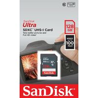 SanDisk 128GB SD Card SDXC Ultra Class 10 DSLR Video Camera Memory Card 100mb/s AU