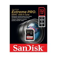 SanDisk SD Card Extreme Pro 32GB SDHC UHS-II Memory Card DSLR 4K Video 300MB/s SDSDXDK-032G