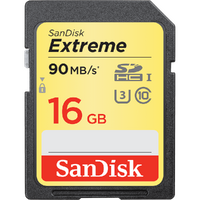 SanDisk Extreme 16GB SD Card SDHC UHS-I 90MB/s Camera DSLR Memory Card SDSDXNE-016G