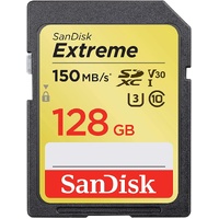 SanDisk Extreme 128GB SD Card SDXC UHS-I 150MB/s Camera DSLR Memory Card SDSDXV5-128G