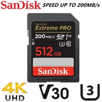 Sandisk Extreme PRO SD 512GB Memory Card DSLR 4K UHD Video Camera SDSDXXD-512G