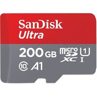 SanDisk Ultra 200GB Micro SD Card SDXC A1 UHS-I 120MB/s Mobile Phone TF Memory Card SDSQUA4-200G