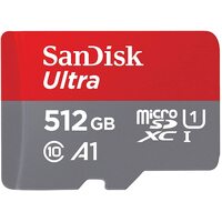 SanDisk Ultra 512GB Micro SD Card SDXC A1 UHS-I 120MB/s Mobile Phone TF Memory Card SDSQUA4-512G