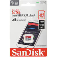 Micro SD Card SanDisk 256GB Ultra Class10 Mobile Phone Card 150MB/s SDSQUAC-256G