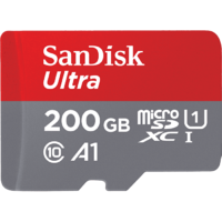 SanDisk Ultra 200GB Micro SD Card SDXC A1 UHS-I 120MB/s Mobile Phone TF Memory Card SDSQUAR-200G