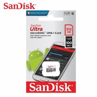Micro SD Card SanDisk 512GB SDXC Class 10 Mobile Smart Phone Memory SDSQUNR-512G