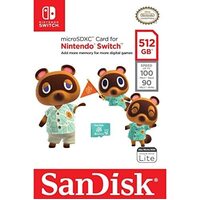 SanDisk 512GB Nintendo Licensed Micro SD Card SDXC UHS-I TF Memory Card For Nintendo Switch SDSQXAO-512G