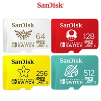 SanDisk Nintendo Licensed Micro SD Card SDXC UHS-I TF Memory Card For Nintendo Switch