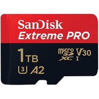 SanDisk Extreme Pro 1TB Micro SD Card SDXC UHS-I Action Camera GoPro Memory Card 4K U3 170Mb/s SDSQXCZ-1T00