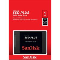 Sandisk SSD 1TB SSD Plus Internal Solid State Drive Laptop 2.5" SATA III SDSSDA-1T00