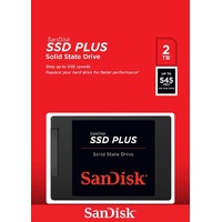 Sandisk SSD 2TB SSD Plus Internal Solid State Drive Laptop 2.5" SATA III SDSSDA-2T00