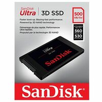 Sandisk SSD 500GB Ultra 3D Internal Solid State Drive Laptop 2.5" 3D Nand SATA III 560MB/s