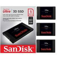 Sandisk SSD Ultra 3D Internal Solid State Drive Laptop 2.5" 3D Nand SATA III 560MB/s SDSSDH3