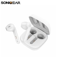 Bluetooth Earphone Sonicgear TWS 1 True Wireless Stereo Earpump Earbuds White