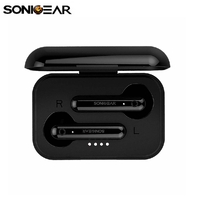 Bluetooth 5.0 Earphone Sonicgear TWS 3+ with Touch Control Lightweight Black