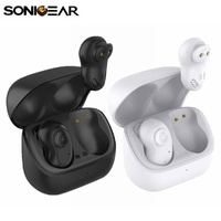 Bluetooth Earbuds Sonicgear Earpump Comfy 1 TWS Wireless IPX-5 Splash Proof Whit