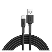 Phone Cable USP BoostUp Lightning to USB-A Cable 1M Black Quick Charge & Connect