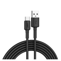 Phone Cable USP BoostUp Braided USB-C to USB-A Cable 1M 3A Fast & Safe Charge