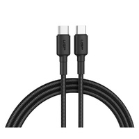 Phone Cable USP BoostUp Braided USB-C to USB-C Cable 1M Black Fast Safe Charge