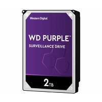 WD Purple 2TB HDD Surveillance Hard Disk Drive Western Digital 5400RPM 3.5" SATA 6Gb/s 64MB Cache