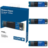 Western Digital WD SSD Blue SN550 250GB 500GB 1TB  M.2 2280 NVMe SSD Up to 2600 MB/s