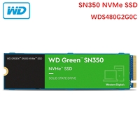 Western Digital SSD WD Green SN350 480GB M.2 2280 NVMe Internal Solid State Drive WDS480G2G0C