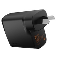 Cygnett PowerPlus 45W USB-C PD GaN Fast Wall Charger -Black(CY4739PDWCH),Palm-Size,Portable,Travel-Ready,Best for iPhone,Samsung's PPS & USB-C Devices